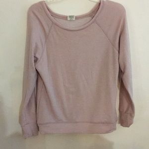 Full tilt super soft baby pink long sleeve